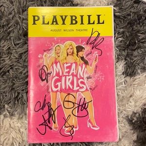 MEAN GIRLS SIGNED PLAYBILL